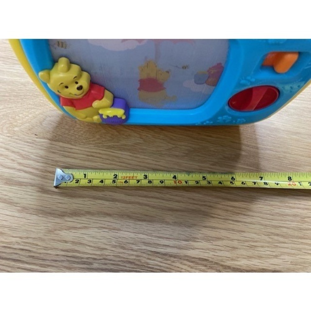 Disney Winnie the Pooh Musical Toy TV Kids One Size Yellow Good Wind Up Music - Picture 4 of 6